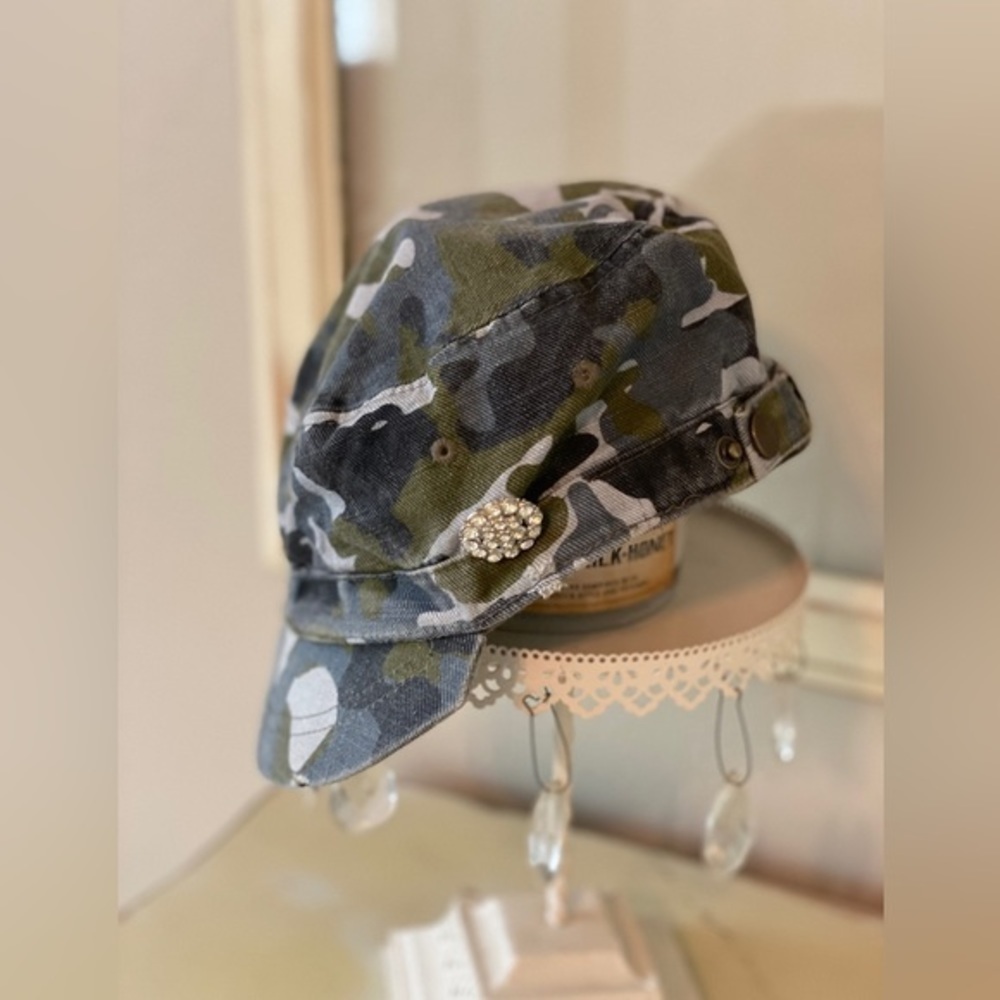 Denim Camouflage Hat - Picture 8 of 9